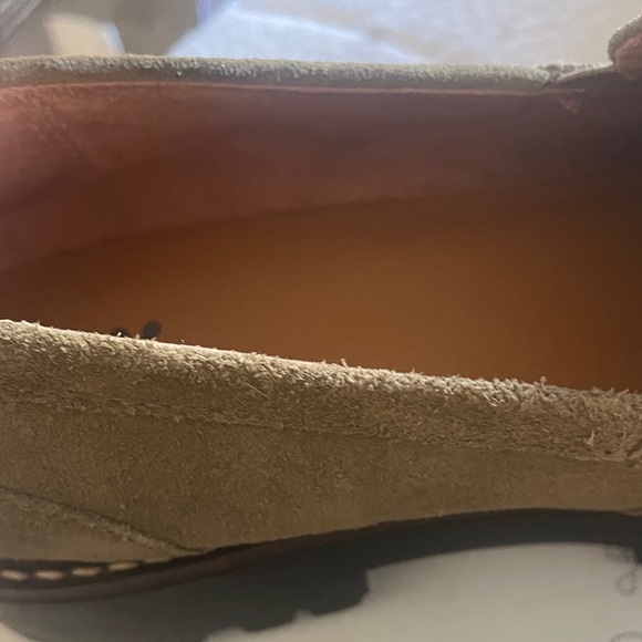 Nordstrom Caslon Olive Suede Women's Loafers - Picture 11 of 13